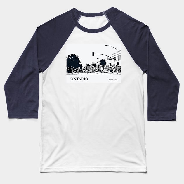 Ontario - California Baseball T-Shirt by Lakeric
